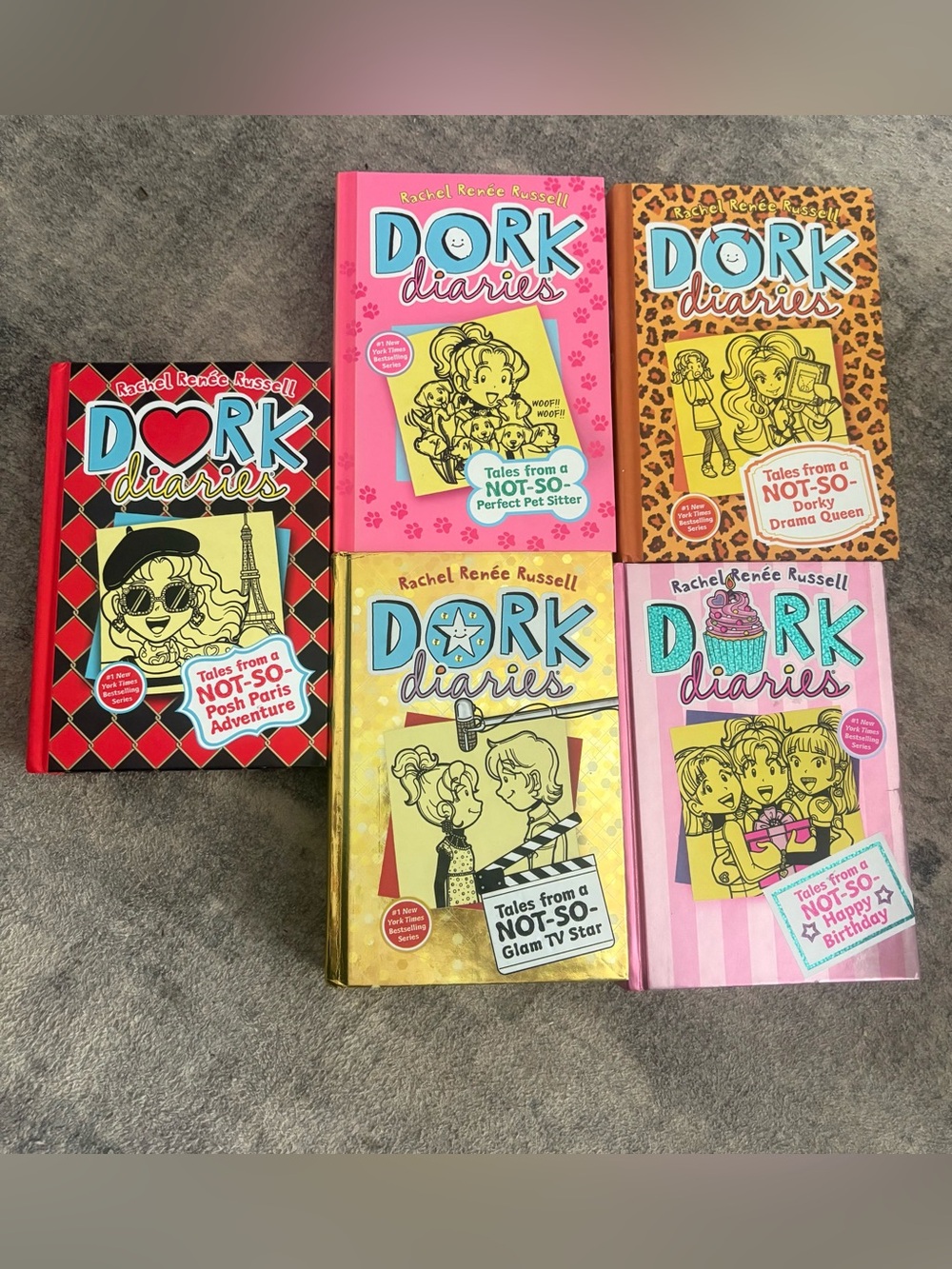 Dork Diaries Books SET OF 5